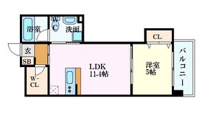 舟入本町駅 徒歩4分 8階の物件間取画像